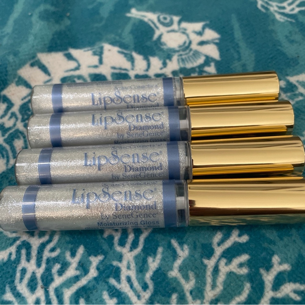 Set of 4 NEW Sealed Lipsense Diamond Kiss Glosses
